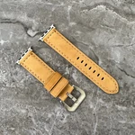 Brown Suede Padded Leather Watch Strap Band For New Apple Ultra 1 2 49MM. Fixed Price $51.05.