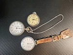 Lot Of 3 - 1901 & 1912 Illinois, E. Ingraham Pocket Watches See Description. Fixed Price $145.00.