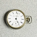 1896 Elgin Grade Model 4 18S 7 Jewels Silver Tone Case Pocket Watch Read. Fixed Price $145.00.