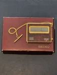 Vintage Seiko 7412-803R. Pocket Lcd Watch With Chain Very Rare. Fixed Price $159.99.