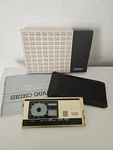 Vintage Seiko Graphic Time Pocket Watch Alarm QD881S Vgc. Fixed Price $95.42.