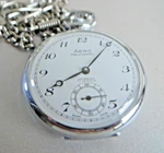 Great Condition ! Aero Neuchatel Mechanical Pocket Watch ...swiss Made. Fixed Price $168.00.
