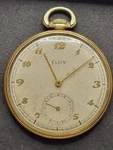 44MM Vintage 1948 Elgin 546 Dura Power Pocket Watch 15 Jewels 10K Gf Working. Fixed Price $265.00.