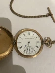 Hampden Co Antique Gold-filled Pocket W/watch Fob Not Running. Fixed Price $295.00.