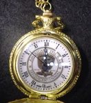 Vintage American Civil War Sesquicentennial Goldtone Pocket Watch With Chain. Fixed Price $18.99.