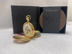 Nib Charles Hubert Automatic Gold Tone Pocket Watch, 3536. Fixed Price $279.99.