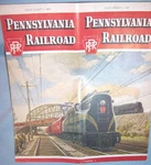 1949 Pennsylvania Railroad Rr Advertising Passenger Train Timetable Map Schedule. Fixed Price $19.99.