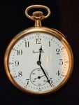 Hamilton 910 Pocket Watch 17 Jewel Gold Filled Swing Out Case Runs Needs Service. Fixed Price $289.00.