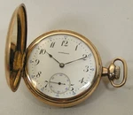 Fancy Engraved 1908 16S E. Howard 20Y G/f Hunting Case Pocket Watch 17J Series. Fixed Price $595.00.
