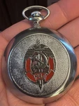 Vintage 1947 Molniya Pocket Watch Mechanical Mvd Russian Ussr Military Soviet. Fixed Price $200.00.