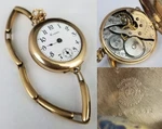 Antique Pocket Watch "crown" 10K Gold Filled Philadelphia Case Wrist Or Pendant. Fixed Price $149.99.
