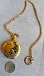 Jean Cardot 17J Pocket Watch Hunting Duck&dog Swiss Made With Fob Works Rare. Fixed Price $39.00.