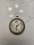 Usa Westclox Bull's Eye Pocket Watch Model 20001 For Parts Repair. Fixed Price $25.00.