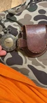 Rodeo Quartz Pocket Watch Silver Case Gold Dial Roman Numerals With Chain. Fixed Price $22.00.