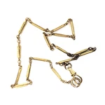 Antique R.f. Simmons Pocket Watch Chain Gold-filled Bar & Link 15". Fixed Price $70.00.