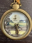 Fossil Golfers Pocket Collector Watch /20,000 Limited Edition LE-9470 Not Tested. Fixed Price $181.35.