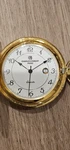 Charles Hubert Gold-finish White Dial Pocket Watch. Fixed Price $90.00.