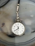 Vintage Hamilton Ladies Pocket Watch Jewels Swiss Sterling(untested). Fixed Price $225.00.