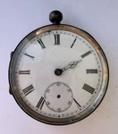 935 Silver European Key Winding Pocket Watch, 55.5MM, 109.9 Grams, Circa 1860. Fixed Price $100.00.