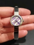 Vintage Fossil ES9470 Ladies Watch Purple Dial New Battery. Fixed Price $20.00.
