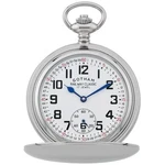 Gotham Men's Chrome Plated Double Hunter 17 Jewel Mechanical Pocket Watch. Fixed Price $229.95.