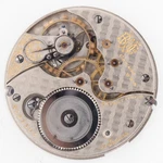 Burlington Grade 174 16-SIZE 19-JEWEL Antique Pocket Watch Movement, Keeps Time. Fixed Price $76.00.