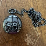 Disney Star Wars Darth Vader Stainless Steel Etched Pocket Watch. Fixed Price $19.99.
