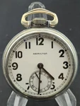 1941 Hamilton 2974B U.s. Govt Pocket Watch 16S 17J Low Serial Display Running. Fixed Price $520.00.