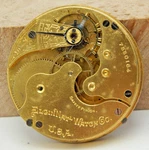 Antique 1899 Elgin 114 16S 7J Hunting Pocket Watch Movement With Dial & Hands. Fixed Price $49.00.