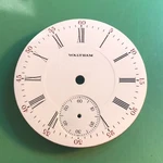 Vintage Waltham Pocket Watch Enamel Dial 42.10 Mm W/sub Second Hand 3D4-546. Fixed Price $34.69.