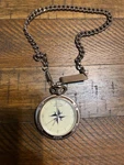 Field And Stream Outdoor Adventures Compass Dial Pocket Watch Not Working. Fixed Price $13.00.