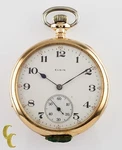 Elgin Open Face 14K Yellow Gold Antique Pocket Watch Gr 315 12S Jewel. Fixed Price $1800.00.