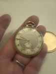 Bulova 10K Rgp Men's Pocket Watch, 17J 17AH. Fixed Price $149.90.
