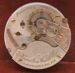 Hamilton Pocket Watch Movement 17 Jewel Adjusted Size 18 As Is Parts Repair. Fixed Price $45.00.
