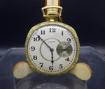 Antique 1906 Illinois Gold Filled 12S 17J Pocket Watch Model 2, Subdial 3:00. Fixed Price $195.00.