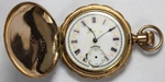 1897 Hampden 213 6S 15J Gold Filled Hunter Pocket Watch - Parts/repair. Fixed Price $152.99.