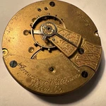 American Waltham 16 Size, - Pocket Watch Movement (ITEM#183PW). Fixed Price $25.00.