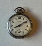 Bull's Eye Vintage Pocket Watch Model 20001 Not Running. Fixed Price $18.50.