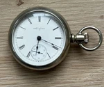 Vintage 1898 Elgin Ore Silver 15 Jewel Grade 141 Pocket Watch - Ticking. Fixed Price $77.00.