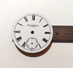 Vintage Original Pocket Watch Dial Trenton 45MM Roman Numerals White 3 Feet. Fixed Price $19.95.