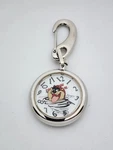 Armitron Looney Tunes Taz Tasmanian Devil Clip Pocket Watch, 1996. Fixed Price $20.00.