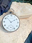 Antique New York Standard Watch Co., 15 Jewel Nickeloid Pocket 1920-29. Fixed Price $135.00.