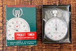 Vintage Pocket Timer Stopwatch Chesterfield Dolmy 1/5 Swiss #9352 Original Box. Fixed Price $45.00.