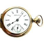Antique 1904 Hampden Molly Stark 14K Gf 7 Jewel Manual Wind Ladies Pocket Watch. Fixed Price $991.11.