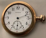 Vintage Waltham Gold Plated Mechanical Pocket Watch #21035829 Parts Or Repair. Fixed Price $124.99.