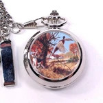 Remington Duck Hunting Scene Pocket Watch With Chain 2+ Ship Free. Fixed Price $14.99.