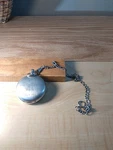 Danbury Mint Silver Tone Skeleton Pocket Watch Manual Wind Tested Works!. Fixed Price $32.75.