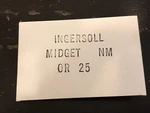 Ingersoll Mainspring For Midget N.m. Wrist & Lapel Watches - Steel. Fixed Price $12.50.