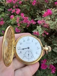 Tiffany Hunter Pocket Watch 18K Solid Gold Estate Gift. Fixed Price $7200.00.