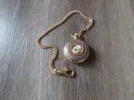 Franklin Mint Alaska Chilkat Bald Eagle Preserve Gold Tone Pocket Watch. Fixed Price $29.99.
